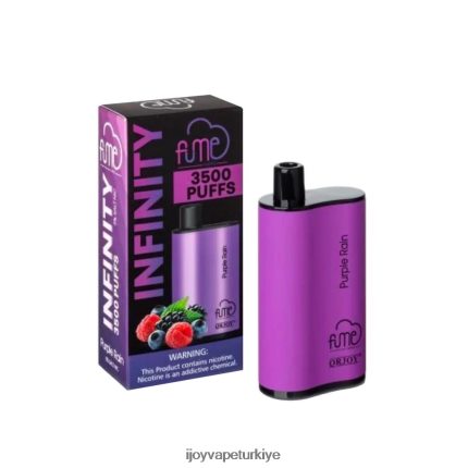 iJOY Fume Infinity tek kullanımlık 3500 puf | 12 ml 4V44LV106 Order IJOY Vape Mor yağmur