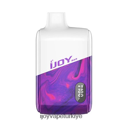 iJOY Bar Smart Vape 8000 nefes 4V44LV27 IJOY Elektronik Sigara beyaz sakızlı