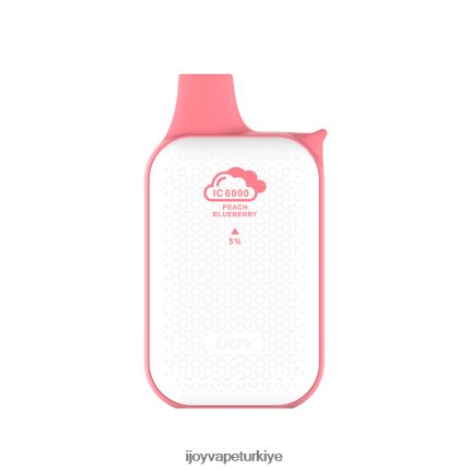 iJOY Bar IC6000 tek kullanımlık 4V44LV208 IJOY Disposable Vape Flavors şeftali yaban mersini