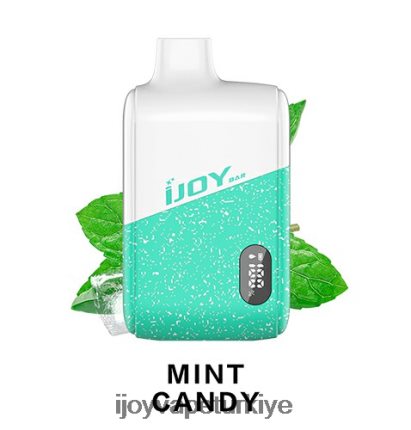iJOY Bar IC8000 tek kullanımlık 4V44LV187 IJOY Elektronik Sigara nane şekeri