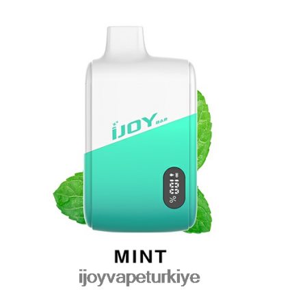 iJOY Bar IC8000 tek kullanımlık 4V44LV188 IJOY Disposable Vape Flavors nane