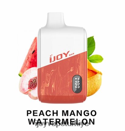 iJOY Bar IC8000 tek kullanımlık 4V44LV191 IJOY Vape Türkiye şeftali mango karpuz