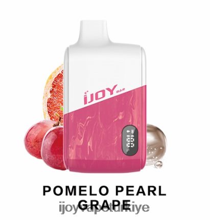 iJOY Bar IC8000 tek kullanımlık 4V44LV192 IJOY Ankara pomelo inci üzüm
