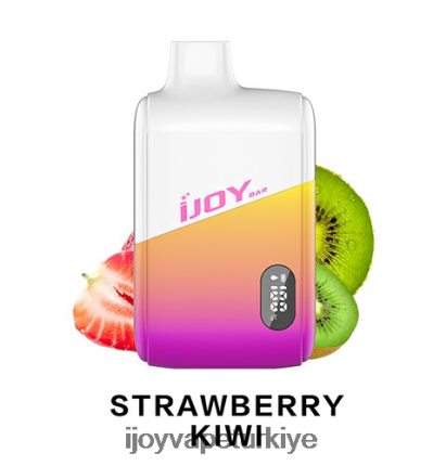 iJOY Bar IC8000 tek kullanımlık 4V44LV193 IJOY Vape Istanbul çilek kivi