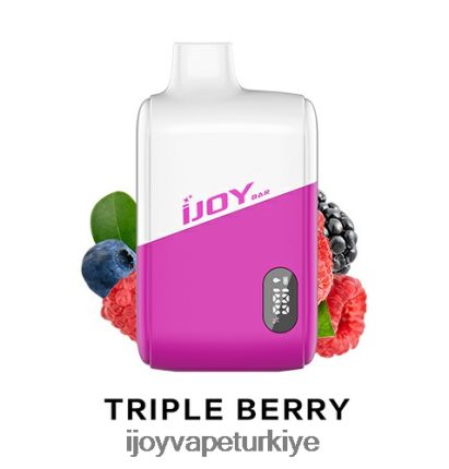 iJOY Bar IC8000 tek kullanımlık 4V44LV195 IJOY Vapes Online üçlü meyveli buz