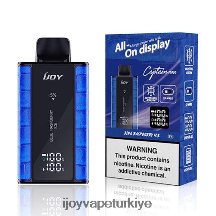 iJOY Bar Captain tek kullanımlık 4V44LV83 IJOY Vape Istanbul Mavi ahududu