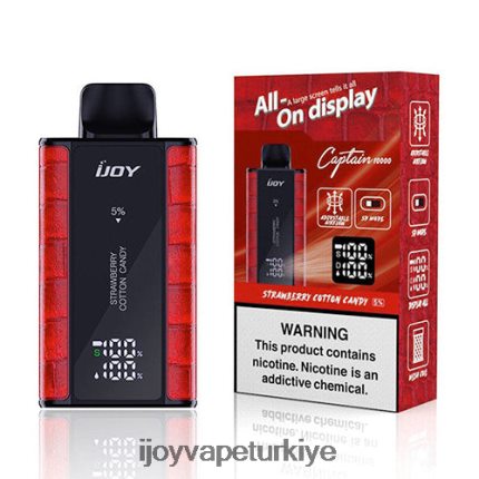 iJOY Bar Captain tek kullanımlık 4V44LV95 IJOY Vapes Online çilekli pamuk şeker