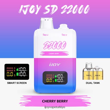 iJOY SD 22000 tek kullanımlık 4V44LV150 IJOY Vapes For Sale kiraz meyvesi