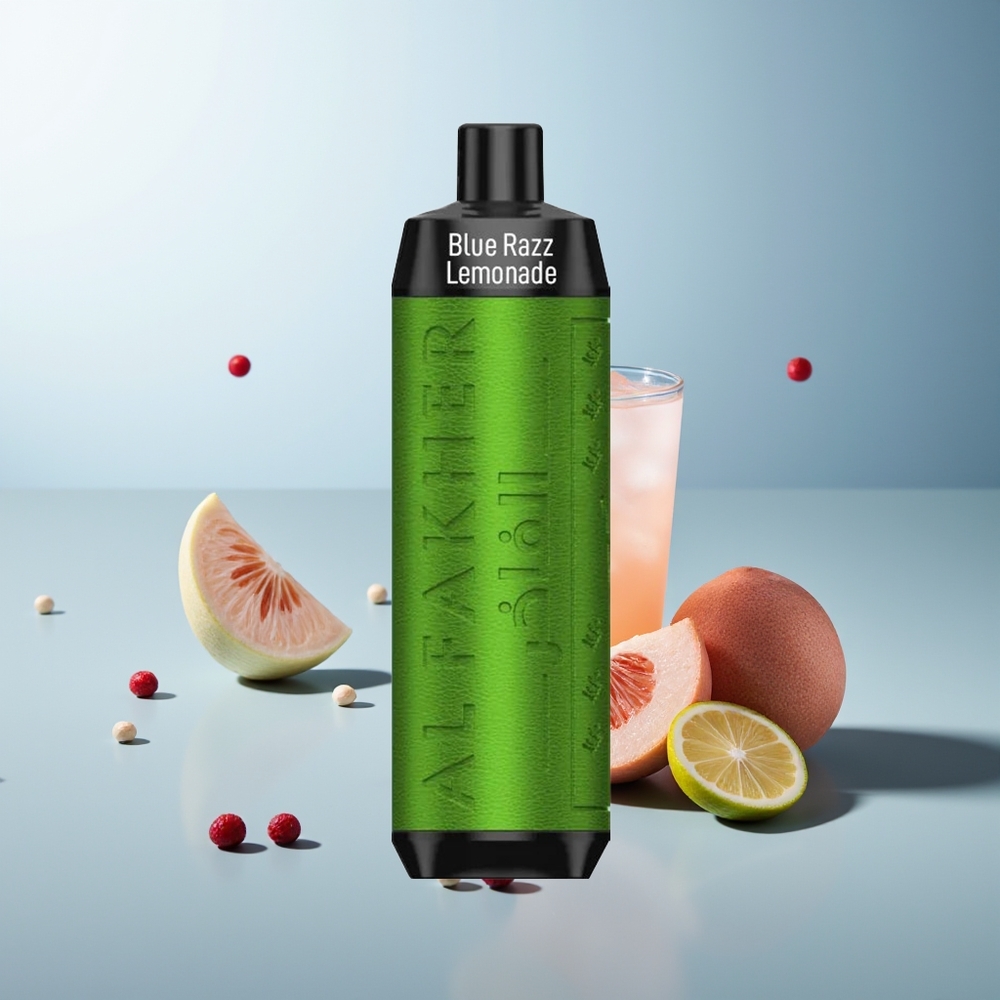 Al Fakher Crown Bar 8000 Kristal 600mah 18ml 5mg Mavi Ahududu Limonata
