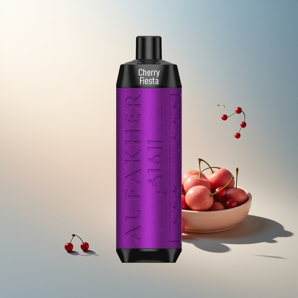 Al Fakher Crown Bar 8000 Kristal Şarjlı 18ml Vişne Şenliği
