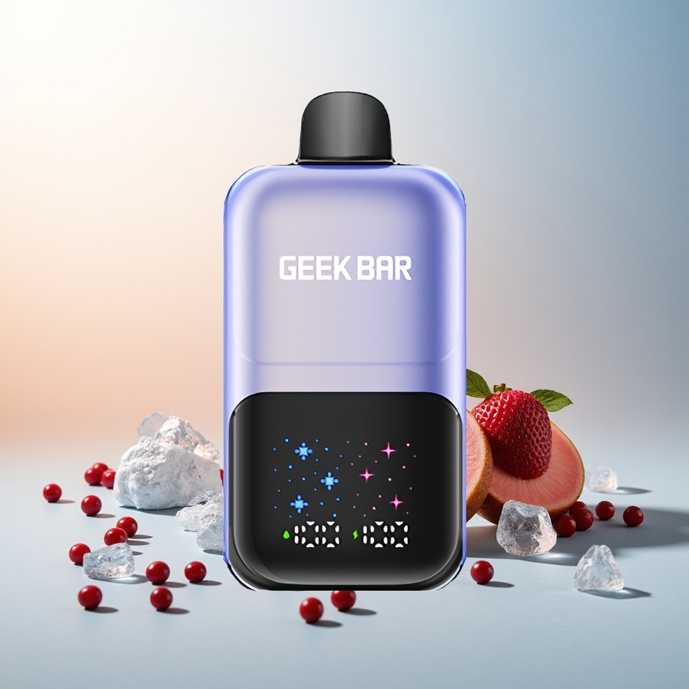 GEEK BAR 2GO 50000 Puff Büyük Ekran Çift Tanklı Karışık Meyveler Buz Pen