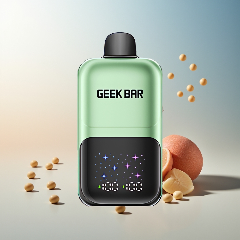 GEEK BAR 2GO 50000 Puff Etkileşimli Büyük Ekran 3 Seviye Ayar 20ml Çift Hazneli Şarj Edilebilir Ekşi Şeker & Ekşi Meyve