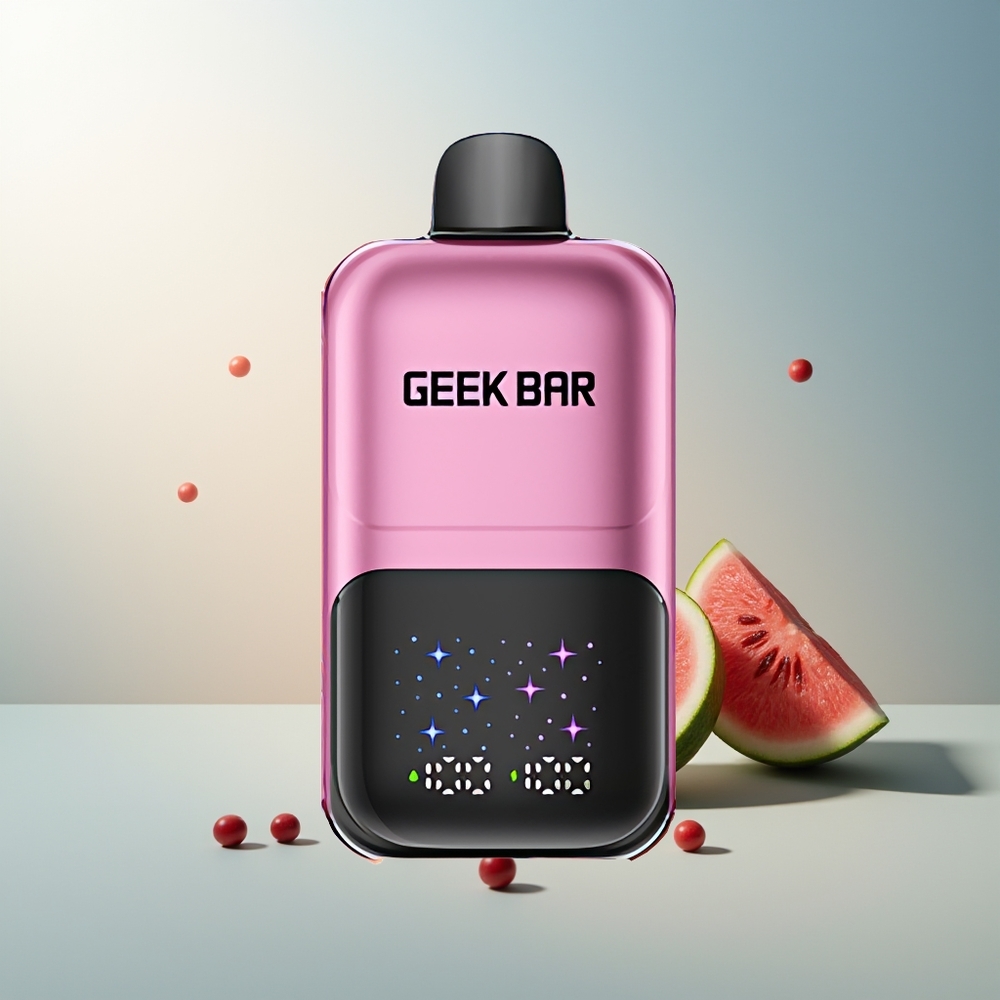 GEEK BAR 2GO 50000 Puff Etkileşimli Büyük Ekran 3 Seviye Ayar Şeftali & Karpuz