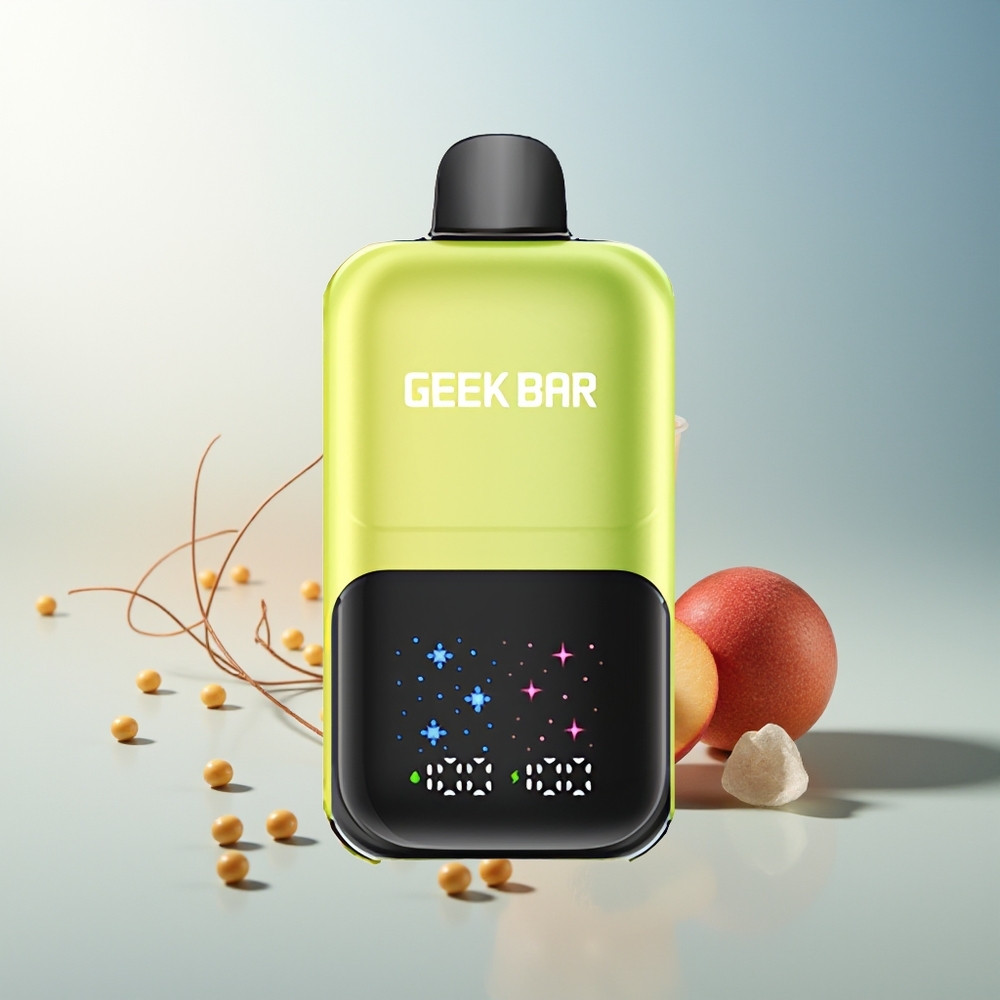 GEEK BAR 2GO 50000 Puff Etkileşimli Büyük Ekran 3 Seviye Ayarlanabilir Tat/Serinlik Çift Tank Meksika Mango Buz