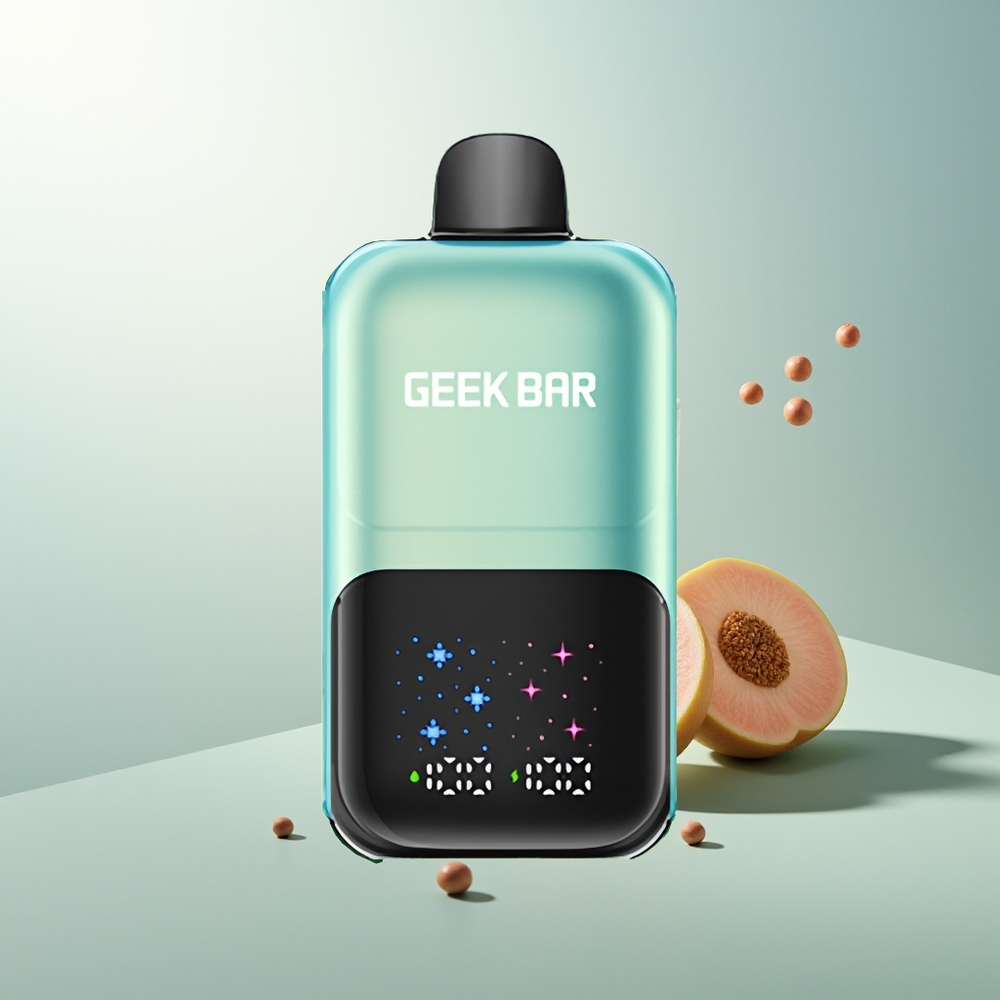 GEEK BAR 2GO 50000 Puff Etkileşimli Büyük Ekran Çift Tank 20mL Serin Nane Buz