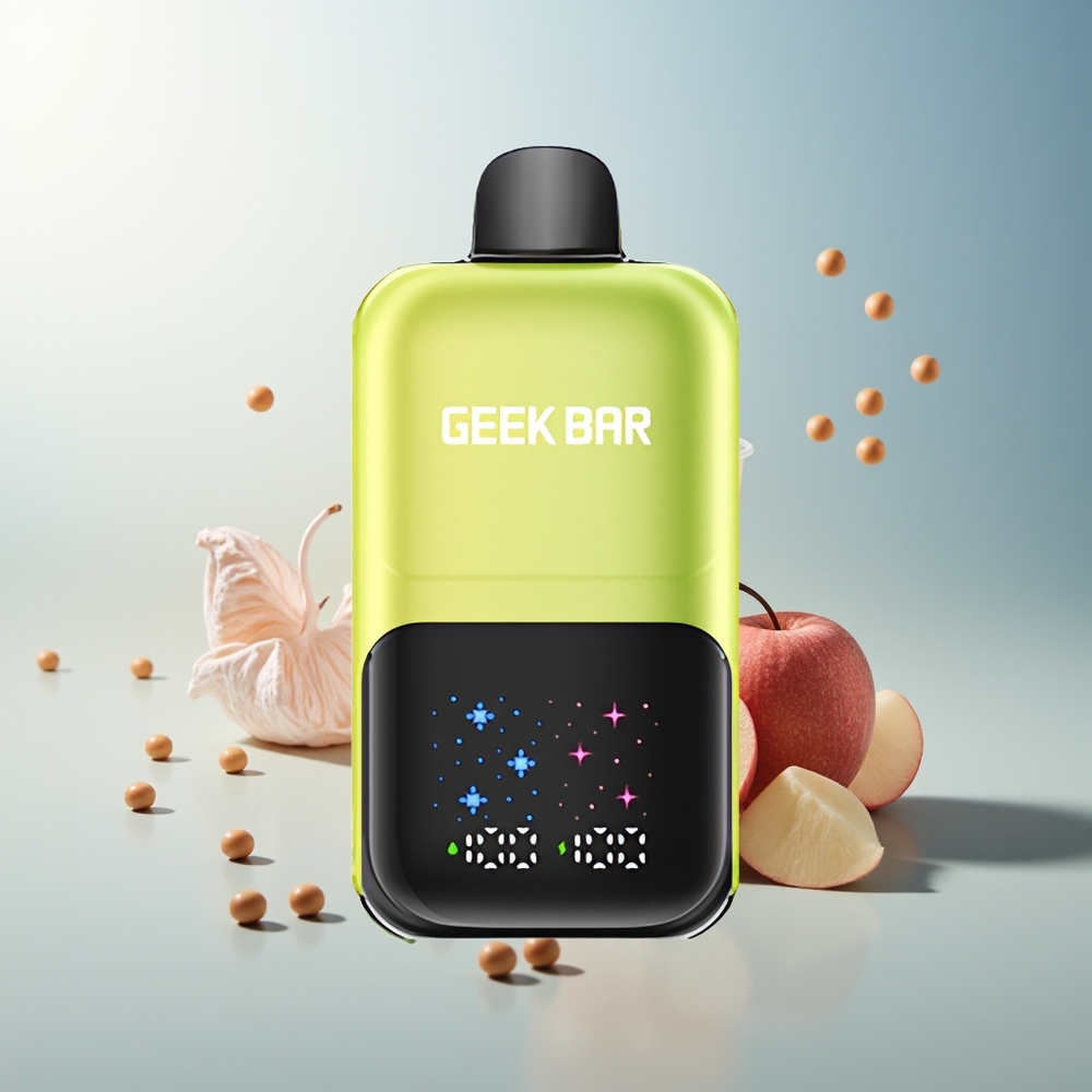 GEEK BAR 2GO 50000 Pufluk Büyük Ekran 3 Seviye Ayarlı Çift Hazne Ekşi Elma Buz
