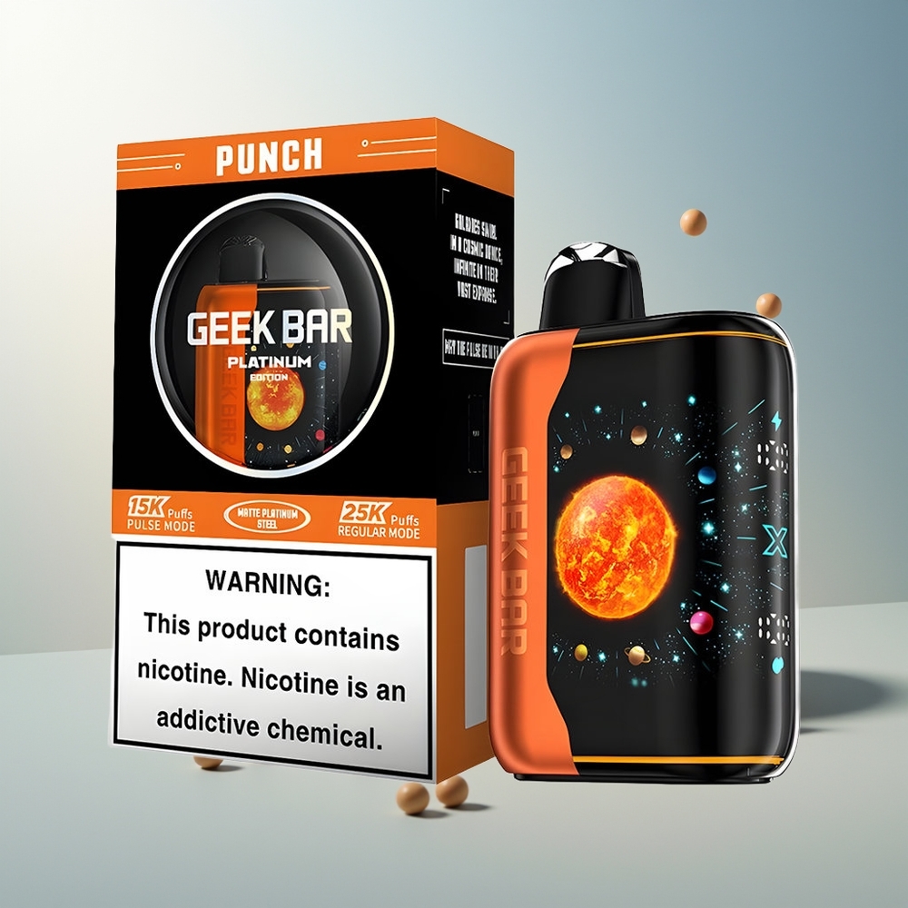 GEEK BAR Platinum Edition 25000 Puf Çift Örgülü Şarjlı Punch