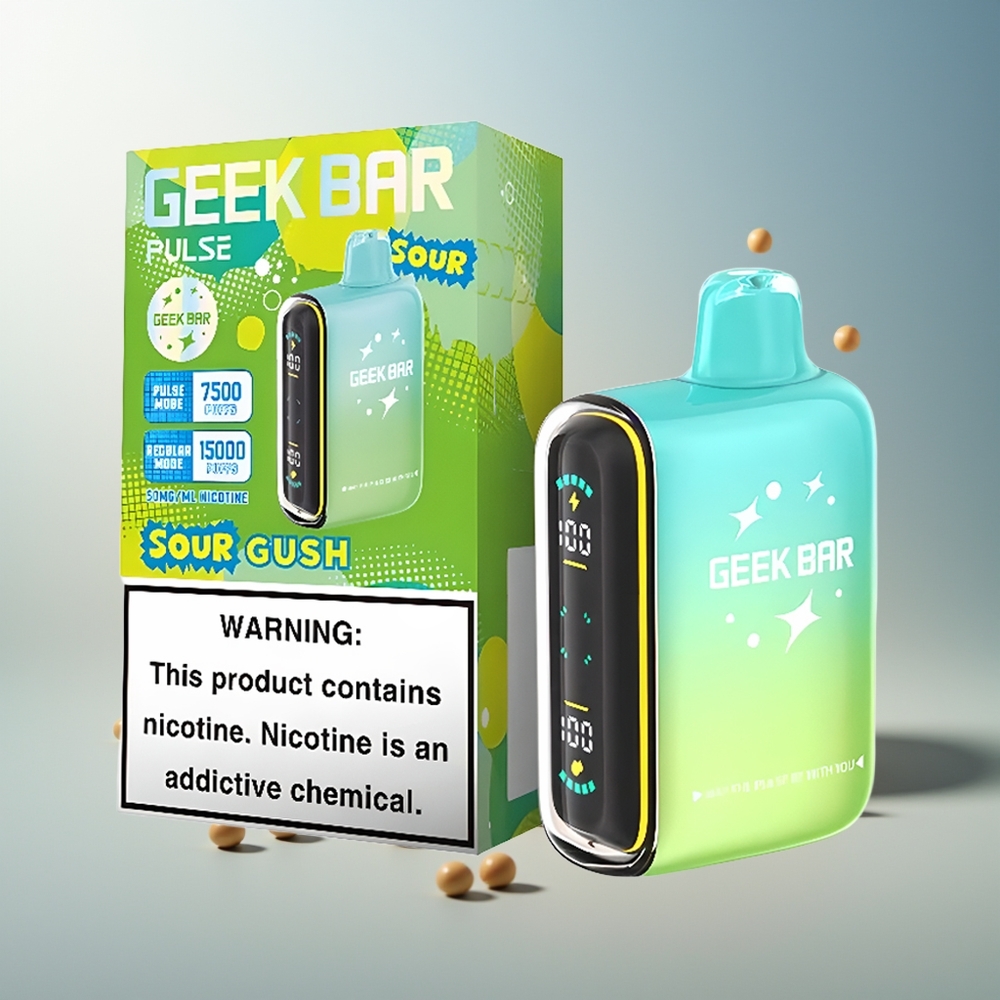 GEEK BAR Pulse 15000 Puff 16ML 5% Nikotin Ayarlanabilir Hava Akışı Ekşi Edition