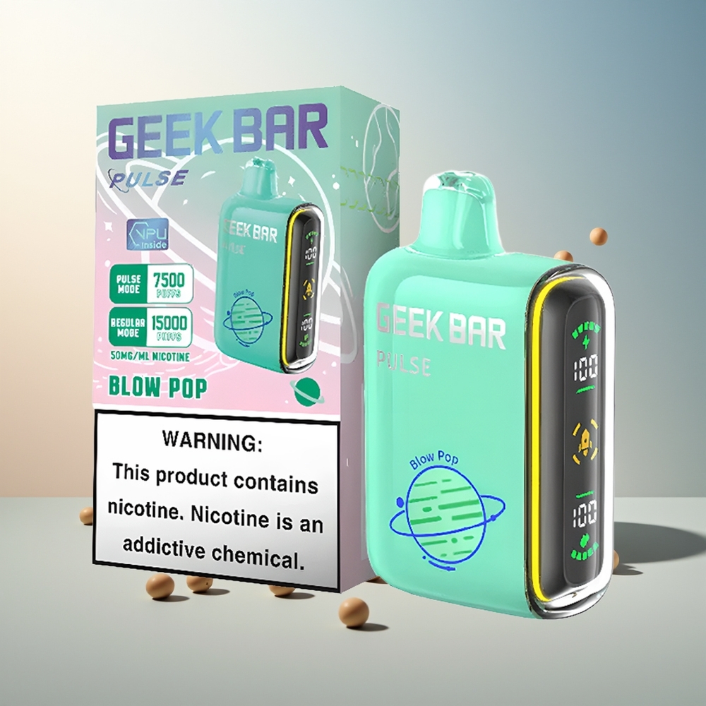 GEEK BAR Pulse 15000 Puff 16ML %5 Nikotin Ayarlanabilir Hava Akışı USB Type-C Şarj Planet Edition
