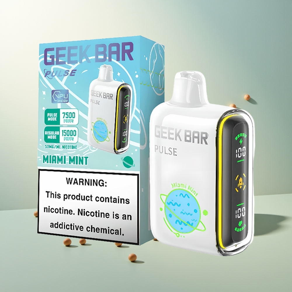 GEEK BAR Pulse 15000 Puff 16ML %5 Nikotin Ayarlanabilir Hava Akışı USB Type-C Şarj Planet Edition