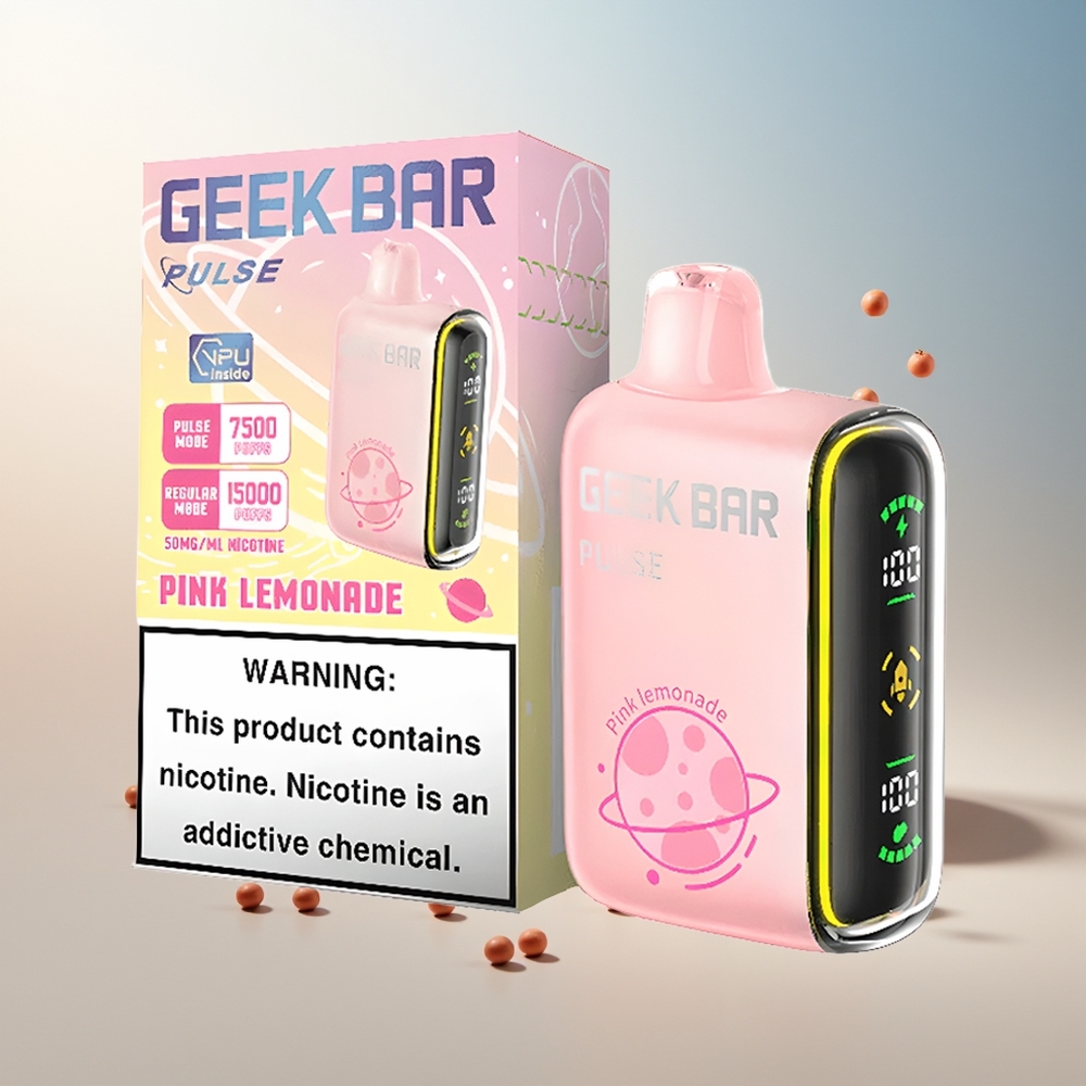 GEEK BAR Pulse 15000 Puff 16ML %5 Nikotin Ayarlanabilir Hava Akışı USB Type-C Şarj Planet Edition