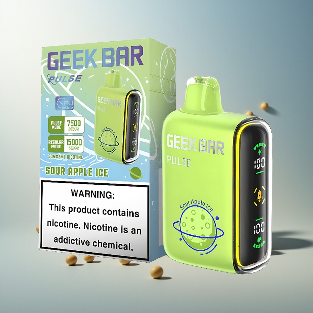 GEEK BAR Pulse 15000 Puff 16ML %5 Nikotin Ayarlanabilir Hava Akışı USB Type-C Şarj Planet Edition