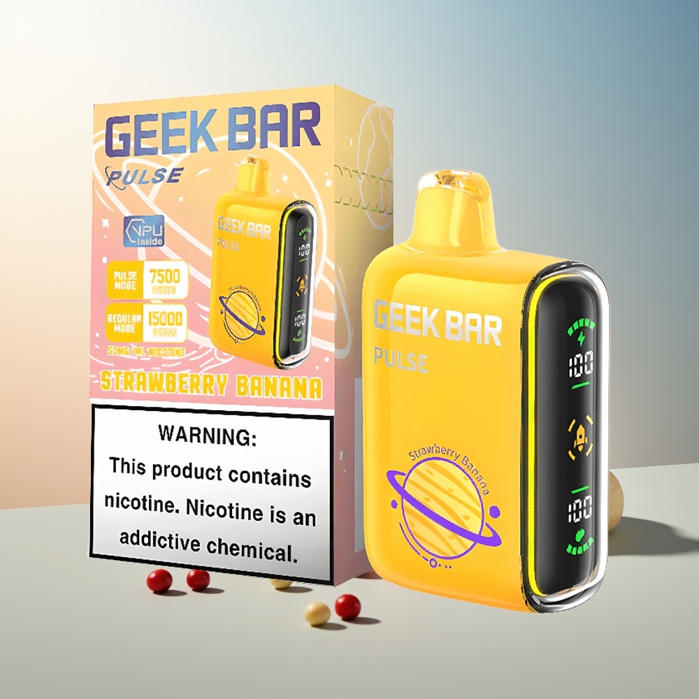 GEEK BAR Pulse 15000 Puff 16ML %5 Nikotin Ayarlanabilir Hava Akışı USB Type-C Şarj Planet Edition