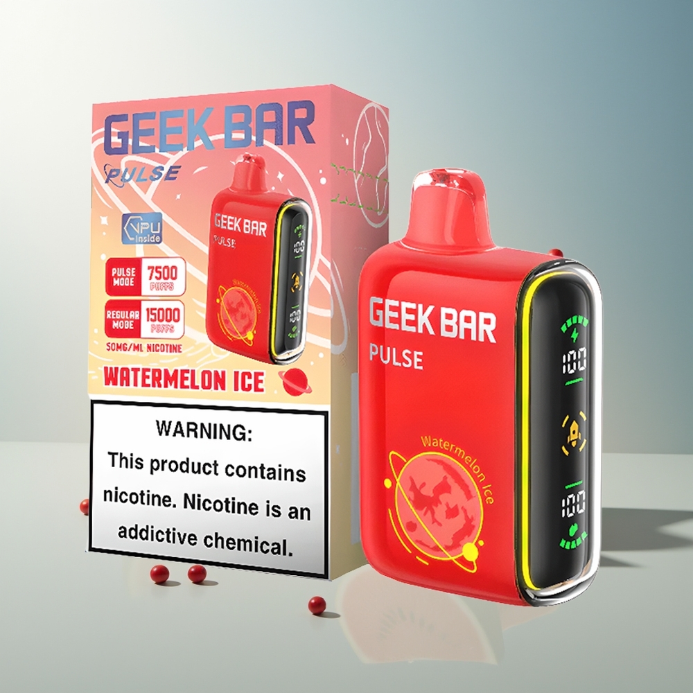 GEEK BAR Pulse 15000 Puff 16ML %5 Nikotin Ayarlanabilir Hava Akışı USB Type-C Şarj Planet Edition