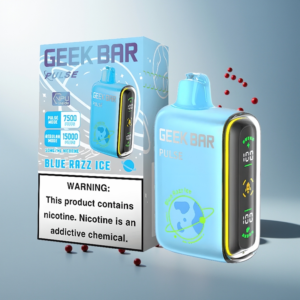 GEEK BAR Pulse 15000 Puff 16ML %5 Nikotin Ayarlanabilir Hava Akışı USB Type-C Şarj Planet Edition