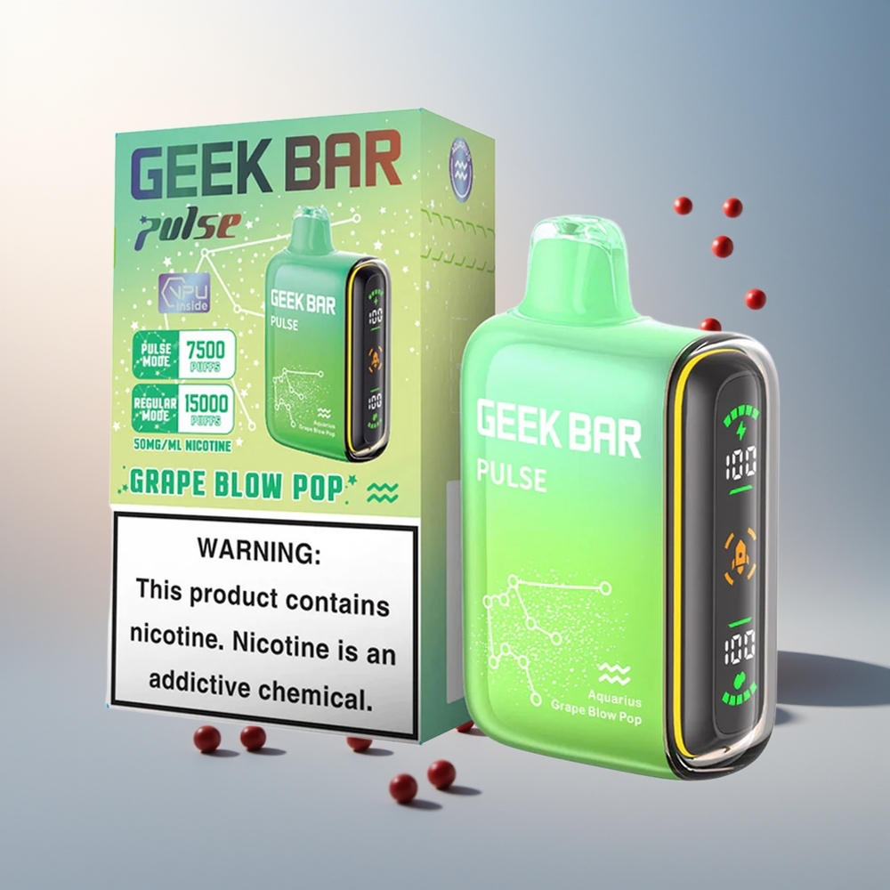 GEEK BAR Pulse 15000 Puff 16ML 5% Nikotin USB Type-C Burçlar Edisyonu