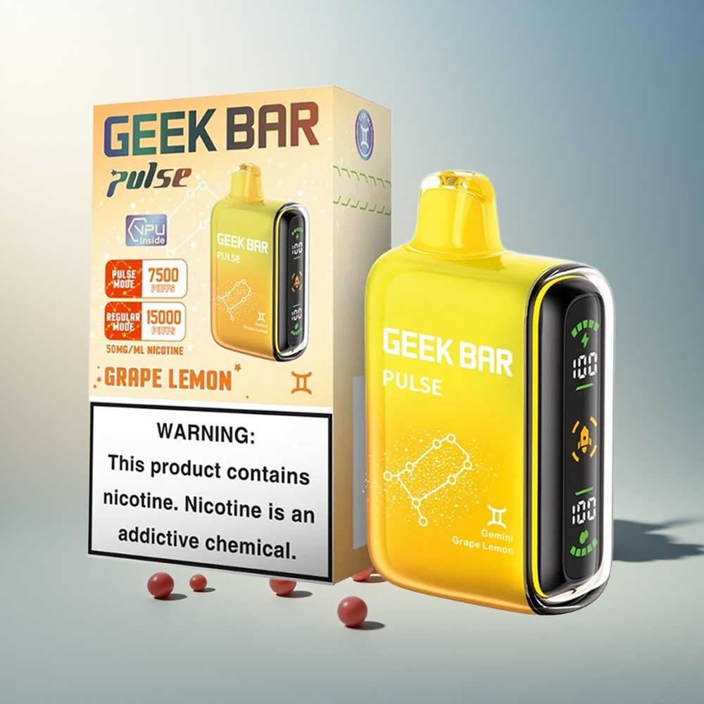 GEEK BAR Pulse 15000 Puff 16ML 5% Nikotin USB Type-C Burçlar Edisyonu