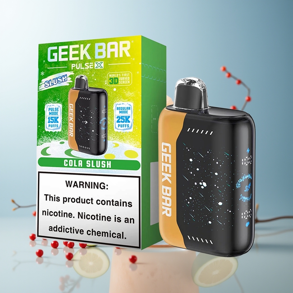 GEEK BAR Pulse X 25000 Püf 3D Eğri Gösterge Ekranlı Slush Edition