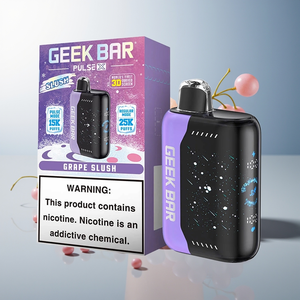 GEEK BAR Pulse X 25000 Püf 3D Eğri Gösterge Ekranlı Slush Edition