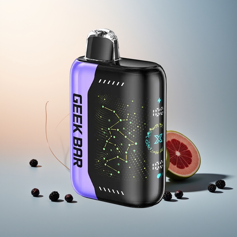 GEEK BAR Pulse X 25000 Puff 18mL 3D Ekran USB Type-C Şarj Çift Mesh Coil Standart Versiyon