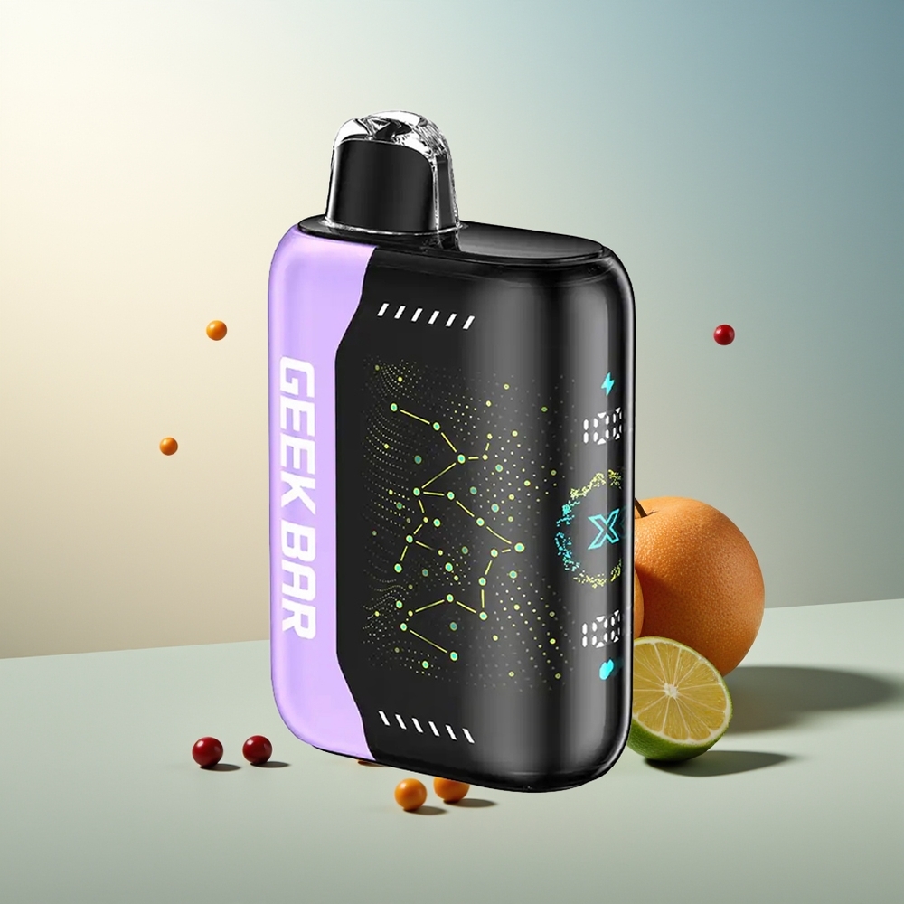 GEEK BAR Pulse X 25000 Puff 18mL 3D Ekran USB Type-C Şarj Çift Mesh Coil Standart Versiyon