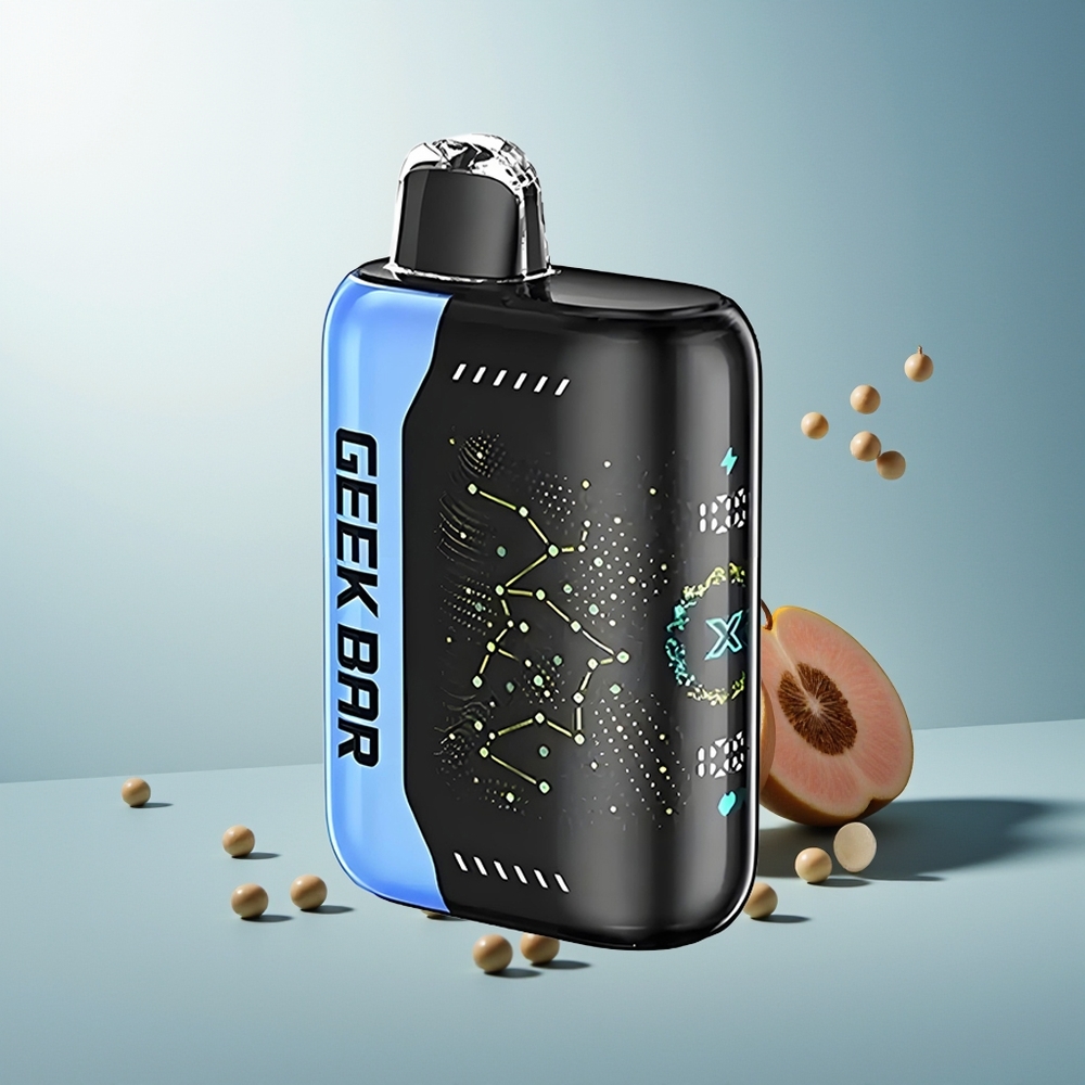 GEEK BAR Pulse X 25000 Puff Sıfır Nikotin 18mL Çift Mesh Bobin USB Type-C Şarj Portu 3D Kavisli Ekran