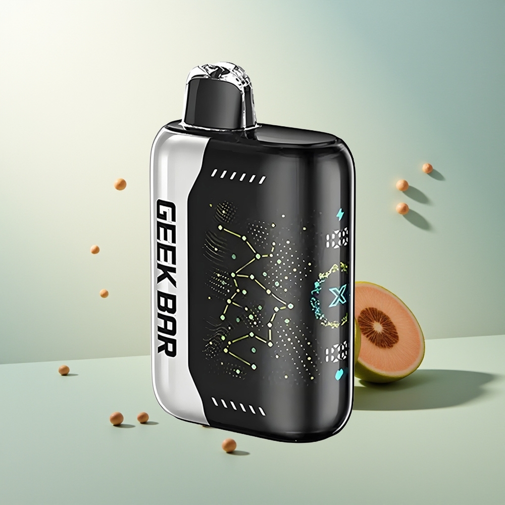 GEEK BAR Pulse X 25000 Puff Sıfır Nikotin 18mL Çift Mesh Bobin USB Type-C Şarj Portu 3D Kavisli Ekran