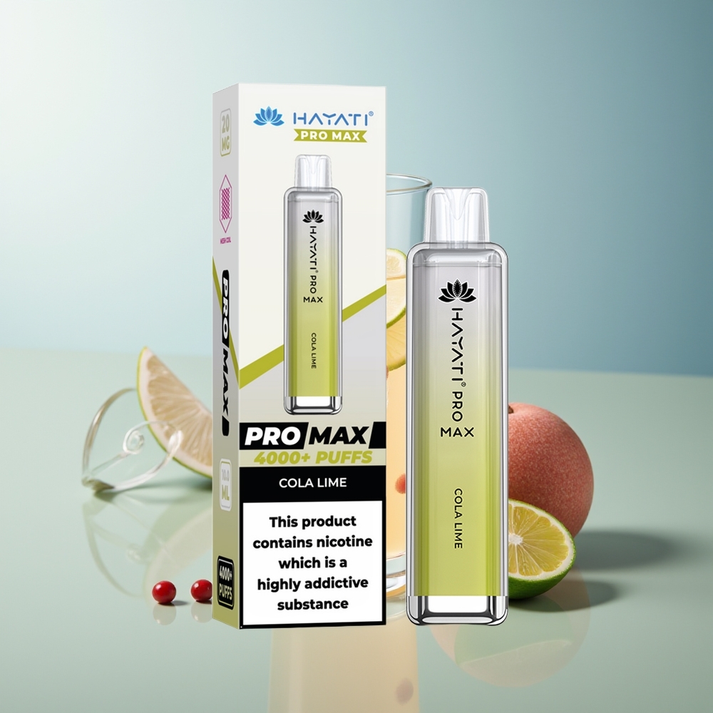 Hayati Pro Max 4000 Puf Şarj Edilebilir Kola-Limon Aromalı