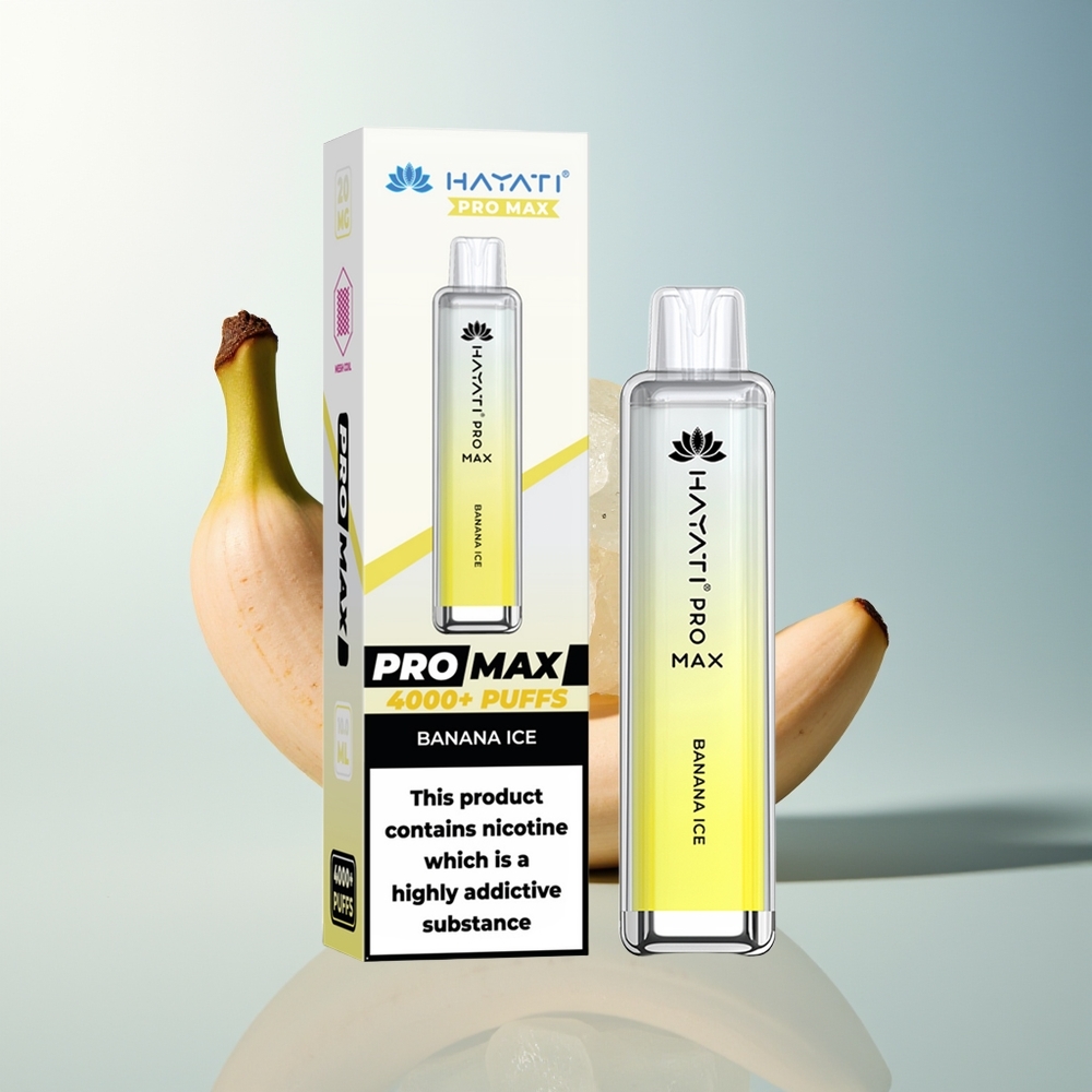 Hayati Pro Max 4000 Puf Şarj Edilebilir Çift 1.1 Ohm Mesh Bobinli Muz Buz
