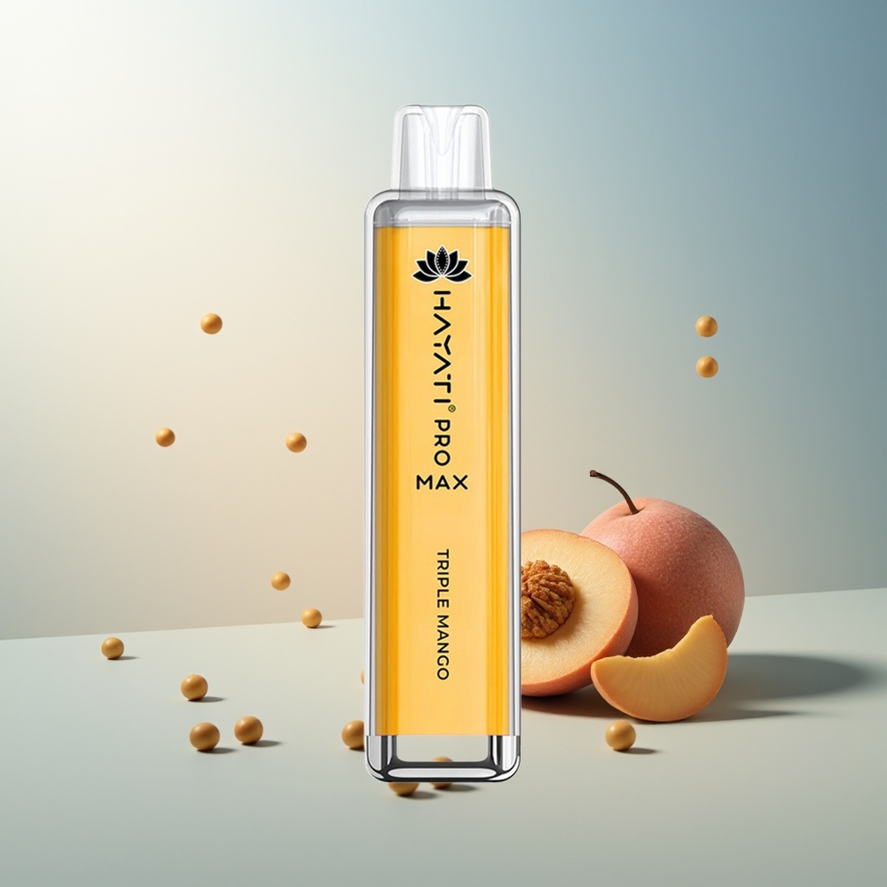 Hayati Pro Max 4000 Puf Şarj Edilebilir Üçlü Mango