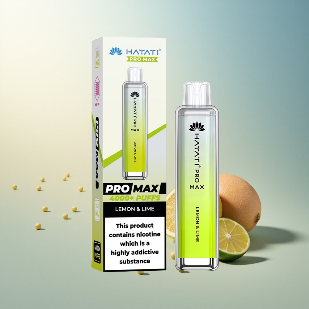 Hayati Pro Max 4000 Puff Şarj Edilebilir Limon & Lime