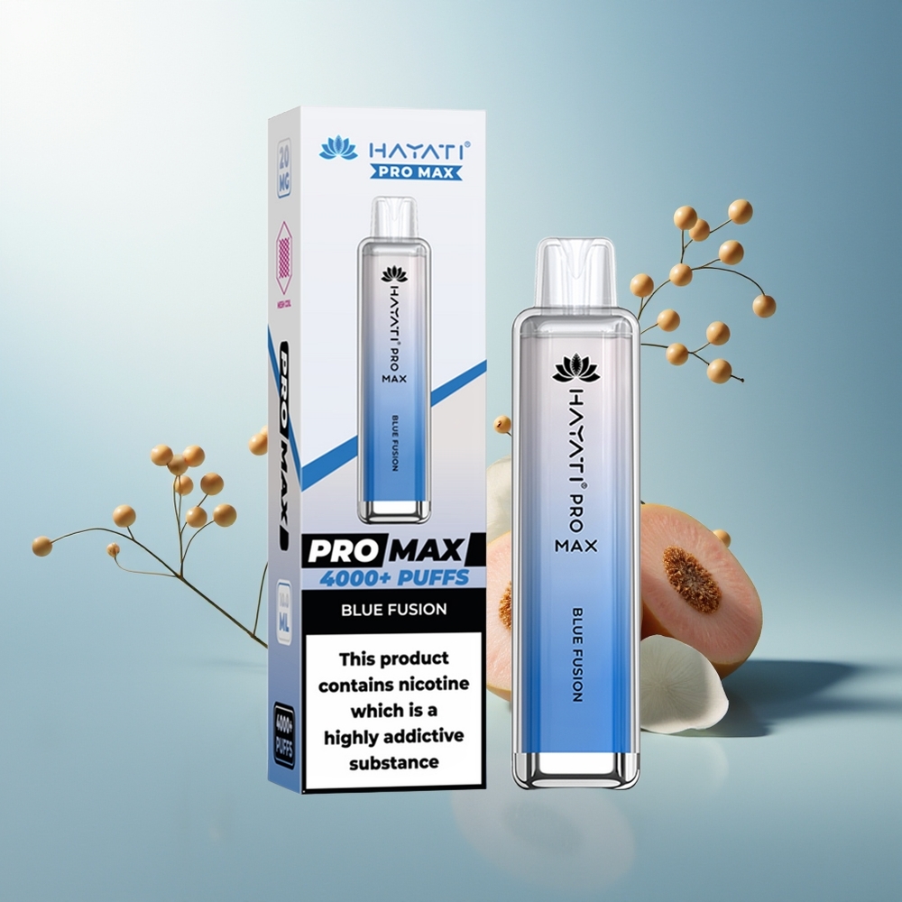Hayati Pro Max 4000 Puff Şarj Edilebilir Mavi Füzyon