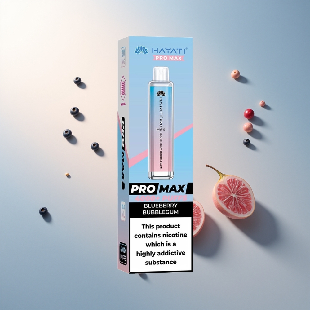 Hayati Pro Max 4000 Puff Şarj Edilebilir Yaban Mersini Sakızı