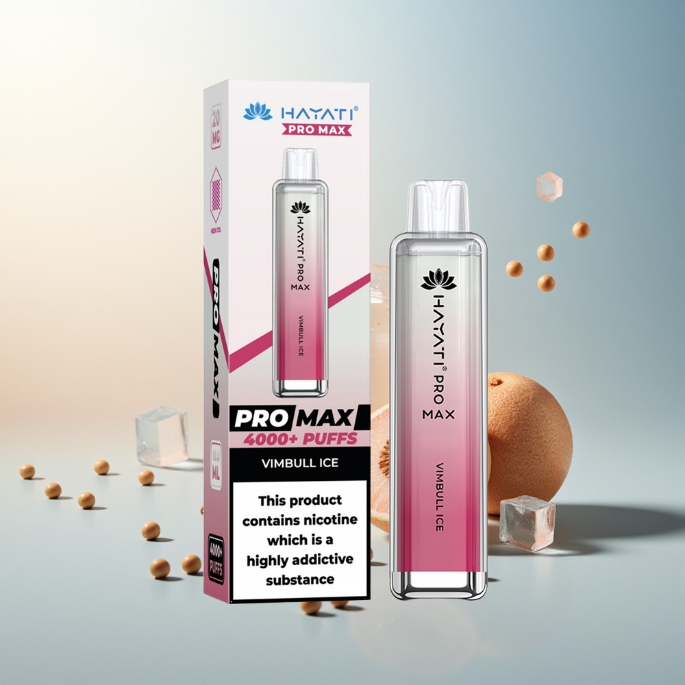 Hayati Pro Max 4000 Puff Şarj Edilebilir Çift 1.1 Ohm Mesh Bobinli Vimbull Buz