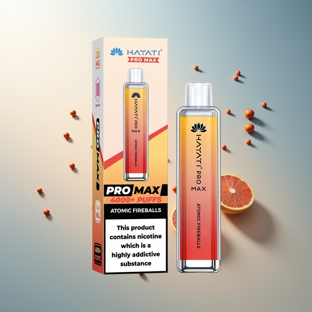 Hayati Pro Max 4000 Pufluk Şarj Edilebilir LED Aydınlatmalı Atomik Ateş Topları