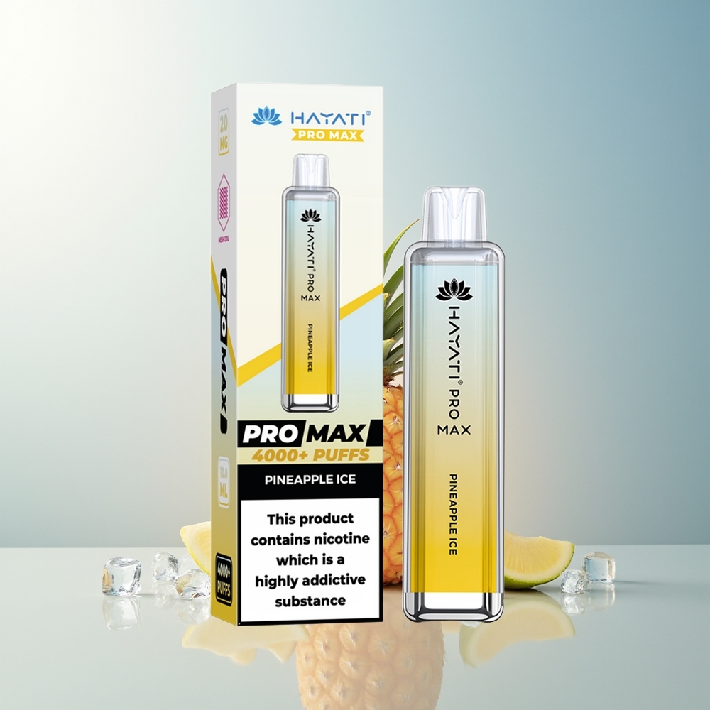 Hayati Pro Max 4000 Pufluk Şarj Edilebilir LED Işıklı Ananas Buz
