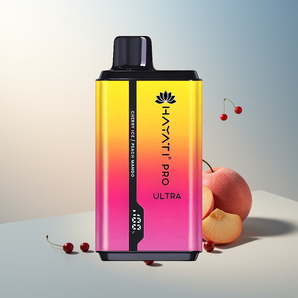Hayati Pro Ultra 15000 Puff 850mAh 24ml 2% Kiraz Buzlu Şeftali Mango