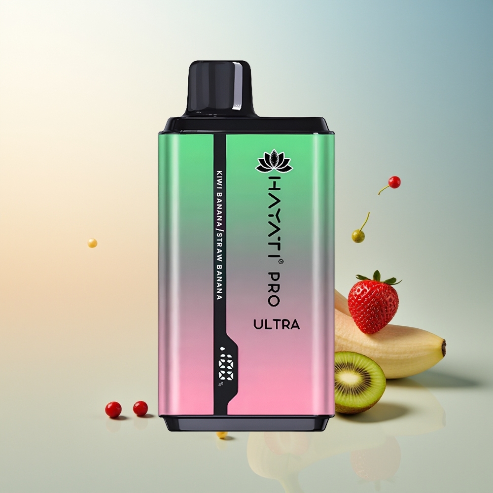 Hayati Pro Ultra 15000 Puff 850mAh 24ml 2% Kivi Muz Çilek Muz