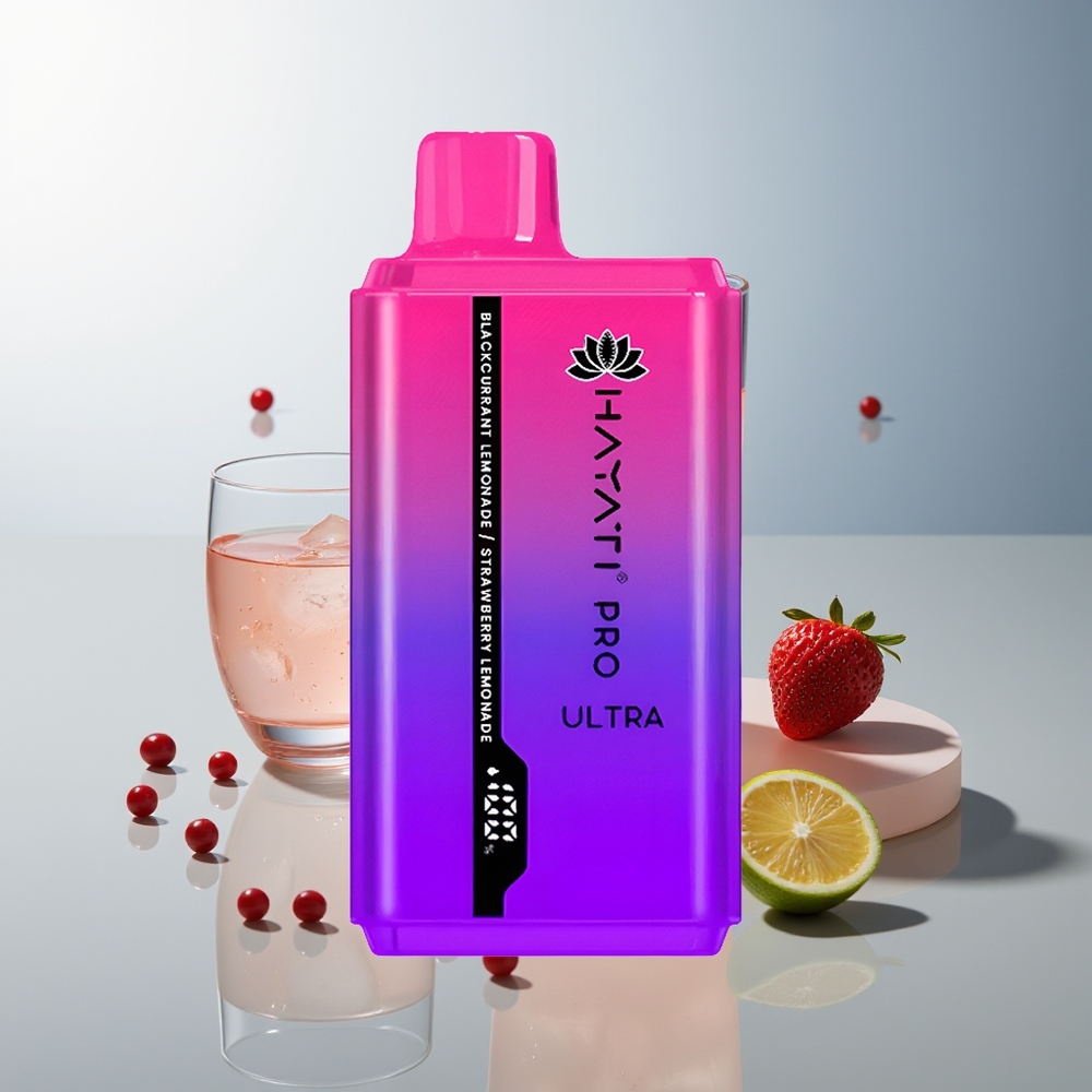 Hayati Pro Ultra 15000 Puff 850mAh 24ml %2 Nikotin Böğürtlen Limonata Çilek Limonata