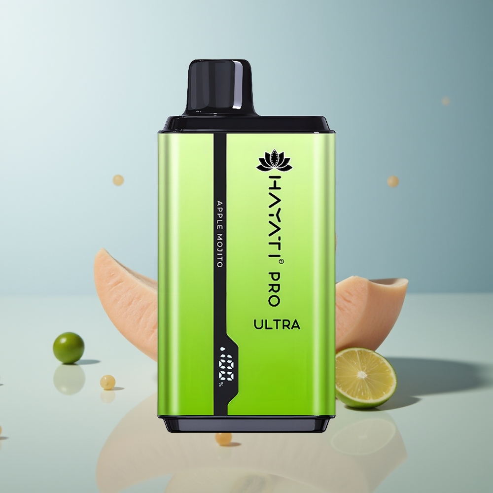 Hayati Pro Ultra 15000 Puff 850mAh 24ml %2 Nikotin Elma Mojito